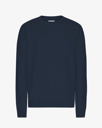 Classic Organic Crew - Navy Blue - Male - S