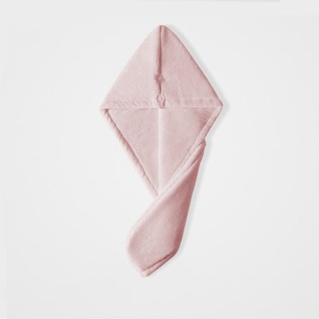 Hårtørrehat Hårtørrehåndklæde PINK