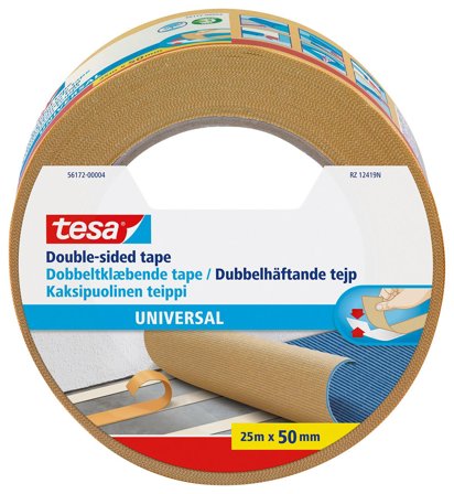 Tesa 56172 Gulvtape 25 m x 50 mm, Maskintilbehør & forbrugsvarer