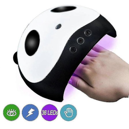 UV-geelikynsilakan kuivatusvalo - 36 W kannettava LED UV-lamppu geelilakan kovettamiseen 30/60/90 sekunnin ajastinasetuksilla LCD-näyttö automaattinen