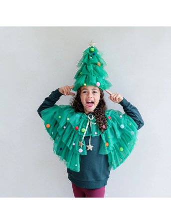 Mimi & Lula Hat - Green Christmas Tree - Green - ONE SIZE