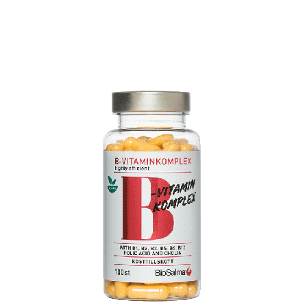 BioSalma B-vitaminkomplex Carefully Selected 100 kapslar