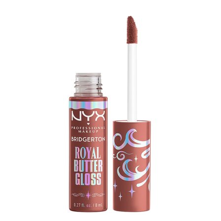 NYX PROFESSIONAL MAKEUP Bridgerton Royal Butter Gloss Lipgloss 2 Praline, Makeup, Læber, Lipgloss