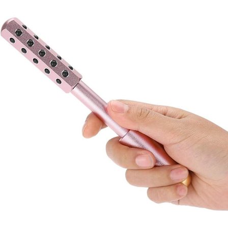 1 kpl alumiininen käsimassagitikku 30 kasvojen poistamiseen