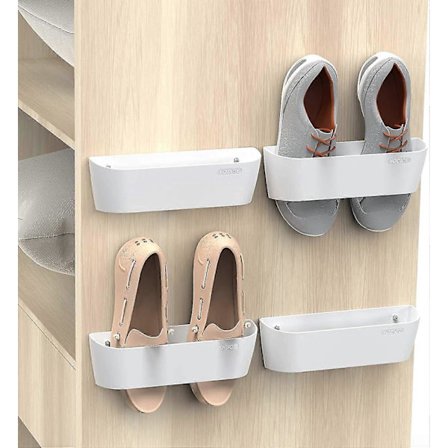 Kenkäteline, 4 kpl, ruostumaton teräs, järjestäjä, koti, matkailuauto, jalkineiden säilytys