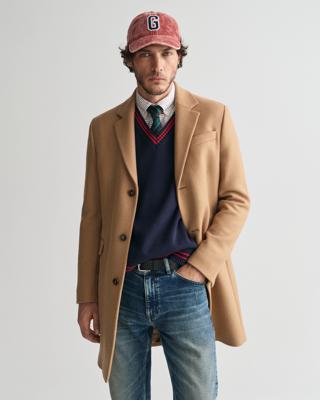 GANT - Klassisk ullfrakk - Herre - XL