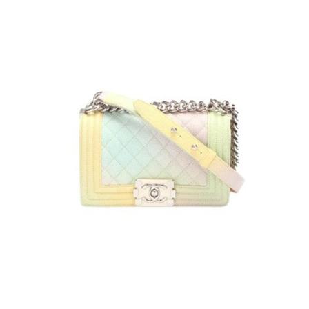 Chanel Vintage Pre-owned Læder chanel-tasker Gul, Dame Vintage Tasker, Størrelse: ONE Size