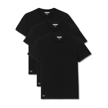 Lacoste C-Neck T-Shirts 3 pack Sort, Herre