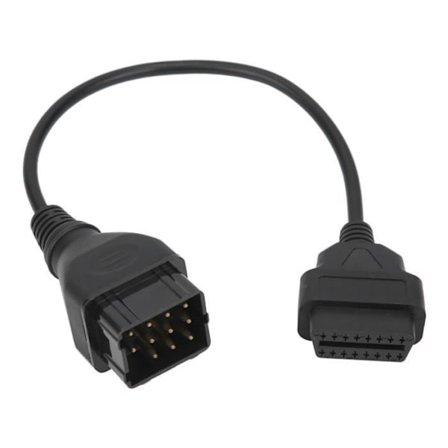 AYNEFY OBD2 Kabel 12 pin 16 pin OBD2 kabel adaptater OBDII tilpasningsdygtig Renault