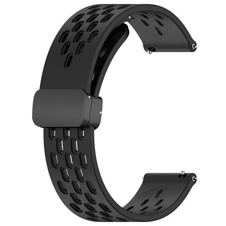 22mm Klockarmband för Galaxy Watch 3 45mm/46mm Black