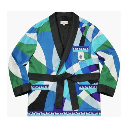 Supreme, Jackets Blauw, Heren, Maat:M