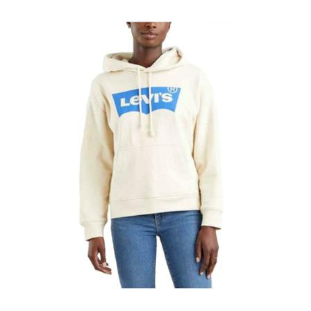 Levi's, Sudadera Logo Beige, Dames, Maat:L