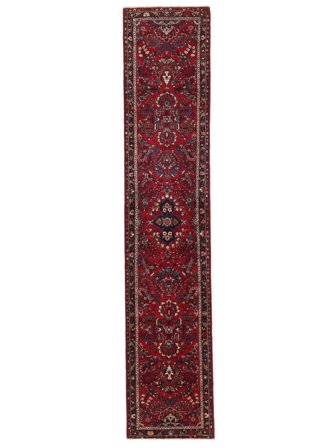 Mehraban Rug Oriental Runner Dark Red/Black (Wool, Persia)