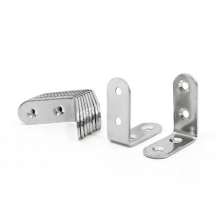 5pcs Corner Brace L Brackets Right Angle Brackets Metal Corner Brackets 90 Degree Bracket For Wood Shelves Dressers Chairs