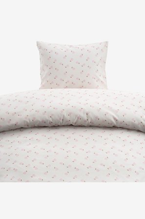 Borganäs of Sweden - Set med påslakan Päron - Rosa - Påslakanset - 150X210 - Från Homeroom