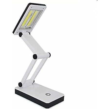 Sammenfoldelig bærbar trådløs USB genopladelig bordlampe, 3 tilstande