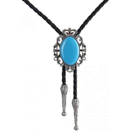 Indian Bolo Tie Rodeo Cowboy Läderhalsband Västerländsk Halsband Kostymtillbehör För Män, Kvinnor