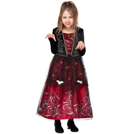 Vampyrkjole med LED Barn