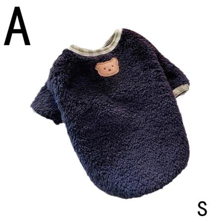 Hund Katt Plyschvästar Söt Varma Mjuka Kläder Tröja Kappor Pup