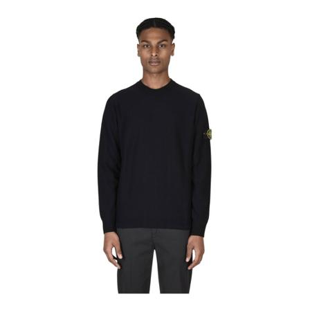 Stone Island, Knitwear Czarny, Mężczyzna, Rozmiar: L