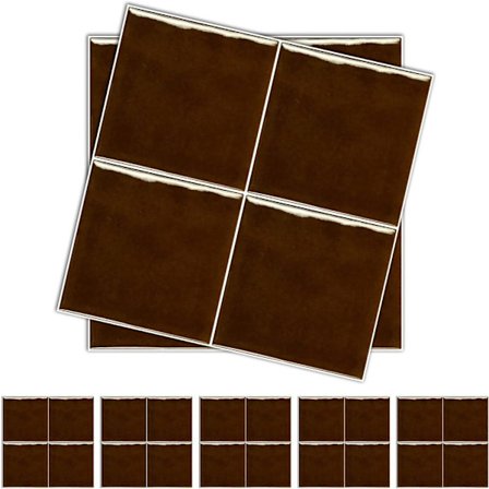 10-pak fliseklistermærker 15x15 cm, vandtætte vægklistermærker, vægdekoration til køkken & badeværelse_OF