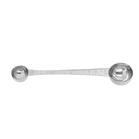 Kaffeske med dobbeltsidet måleske med skala KLB