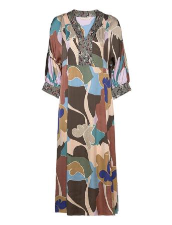Amalia Dress Maxikjole Festkjole Multi/mønstret ODD MOLLY*Betinget Tilbud