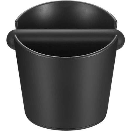 Behållare för kaffesump, Knock Box för Espresso, Kaffeburk med Halkskydd, Barista-tillbehör för Kaffemaskin, med Avtagbar Metallknockstång