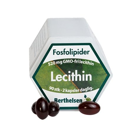 Berthelsen Lecithin 90 kaps., Helse & Madvarer, Ingredienser, Lecithin
