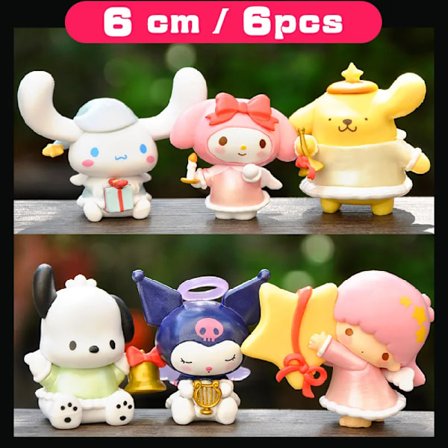 #2 SANRIO Leker My Melody Dukker Kawaii Figur Blindboks Hjemmedekorasjon Japansk Søt Julegave Anime Tegneserie Samling