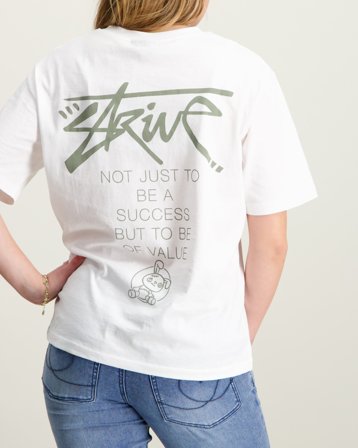 LMTD NLNSTRIVE SS L TOP Hvid T-shirts Pige - Kids Brand Store