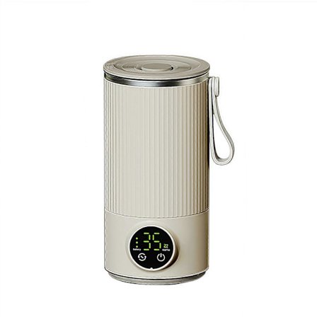 Bærbar Trådløs 4-i-1 Mælkeskummer og Steamer med Temperaturkontrolsystem og Rustfrit Stål Touch-kontrol