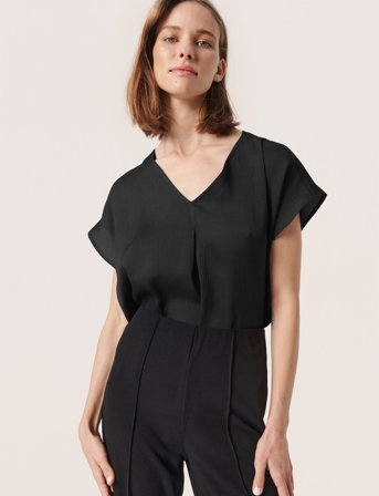 Soaked in Luxury Slioana Marija Top - Black - S
