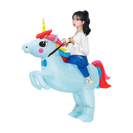 Oppustelig Kostume til Børn, Enhjørning Kostume Sjovt Udklædning Oppustelige Kostumer Halloween Børnekostumer