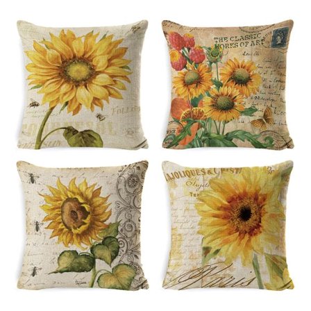 IC 4 STK 45*45cm Kuddfodral Dekorativa kuddfodral Combination 1