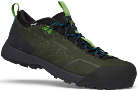 Black Diamond Mission Leather Low WP Approach Shoes kengät, vihreä