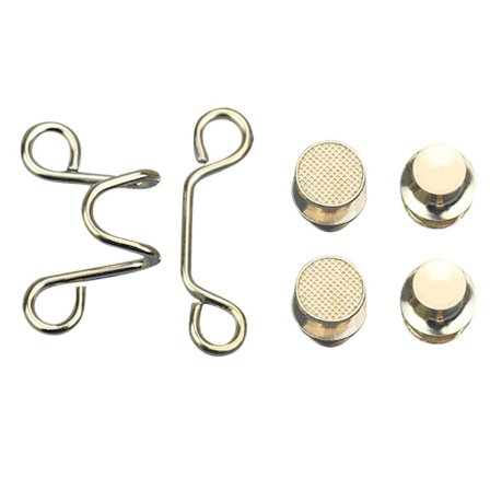 2st justerbara knappstift Knappklämma GOLD L Gold L