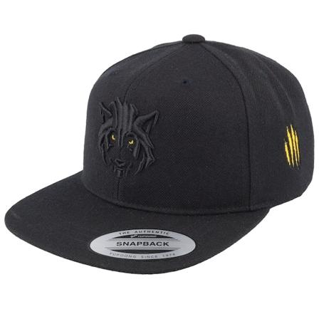 Kiddo Cap - Noir snapback Casquette - Kids 3d Black/Yellow Wolf Black Snapback @ Hatstore