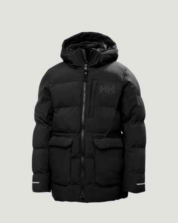 Helly Hansen JR NORD PUFFY PARKA Schwarz Jacken Jungen - Kids Brand Store