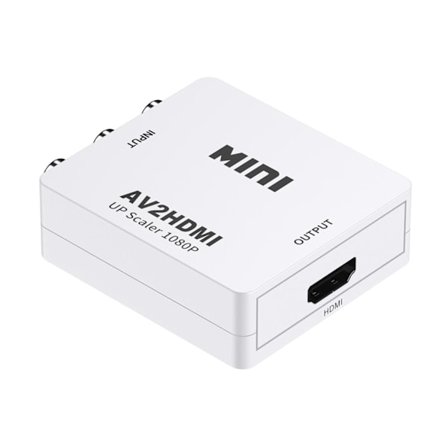 RCA (AV) til HDMI-adapter Hvit 66