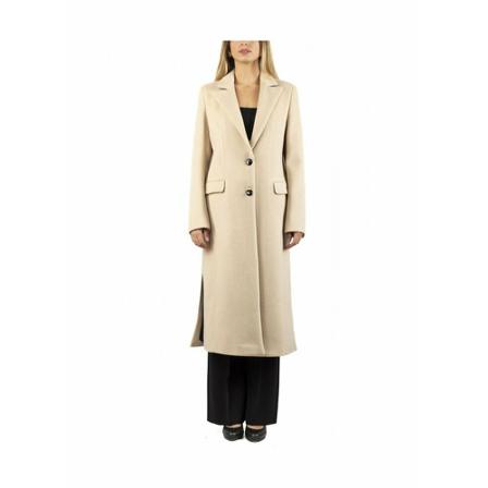 Hanita - Ullkappor - Beige - Dam - Storlek: L, Dam, Storlek: L