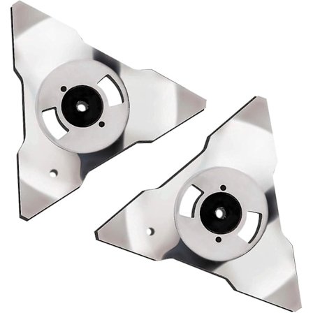 2-pack ersättningsblad i rostfritt stål för robotgräsklippare Robomow modeller RS TS MS RC TC MC