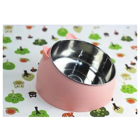 Uppvärmd husdjursskål Vinterhundskål Uppvärmd vattenskål Temperatur Justerbar uppvärmd vattenskål för hundar/katter/kaniner/kycklingar Pink