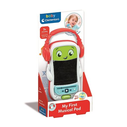Clementoni Färgade Pod Min Första Musikspelare - Babyleksak