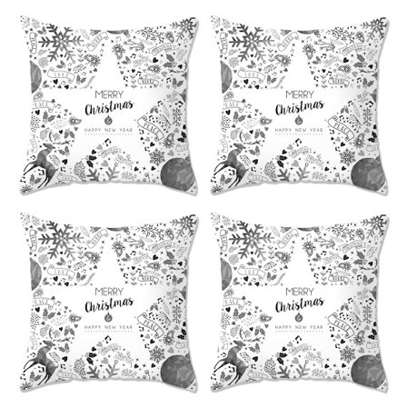 4 st jul soffa kram jul soffa kudde set hem kuddöverdrag