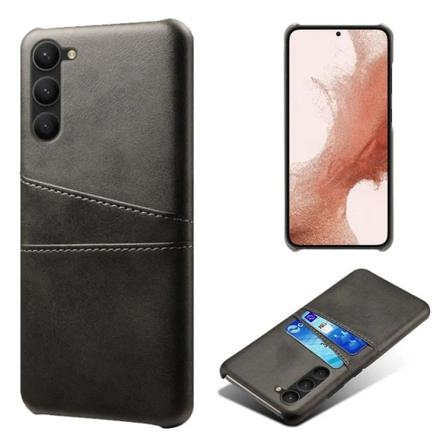 Galaxy S23 Plus Mobilskal Korthållare PU-läder - Svart