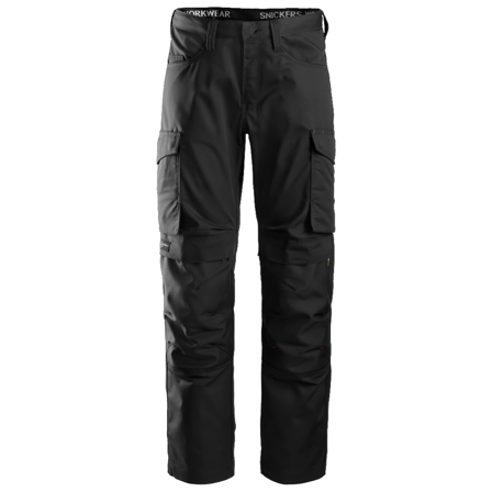 Snickers Workwear 6801 Arbetsbyxa svart, knäskyddsficka Svart, Kläder