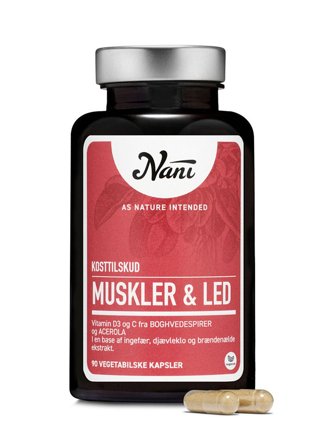 Nani Muskler & Led 90 kaps, Helse & Madvarer, Kosttilskud, Knogler, Led & Muskler