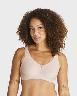 Nydelige Agnes myk-BH. Pudder - C80 - Swegmark