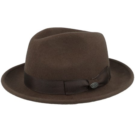 Bailey - Brun fedora Hatt - Maglor Chocolate Fedora @ Hatstore